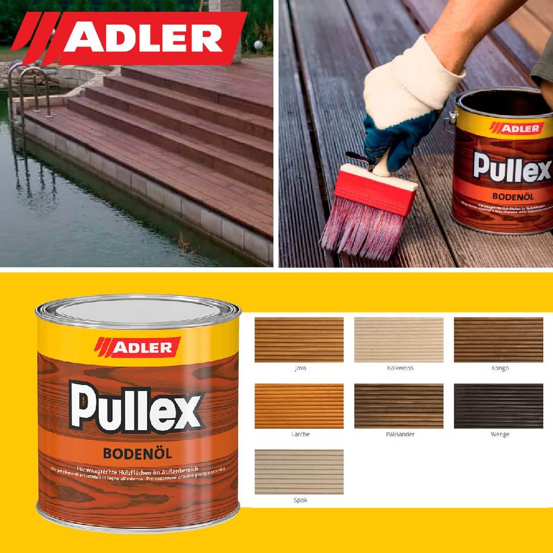 Испытание стихиями: Чем покрасить причал, пирс или террасу у воды? Миссия выполнима с ADLER Pullex Bodenöl